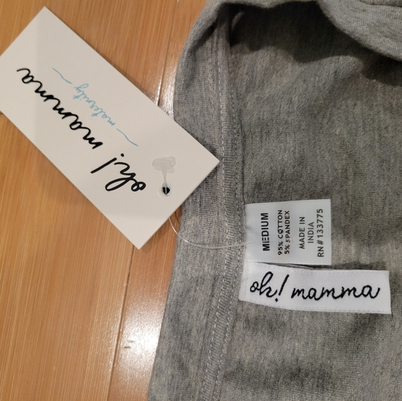 2 NWT oh mamma maternity tops - Picture 2 of 4